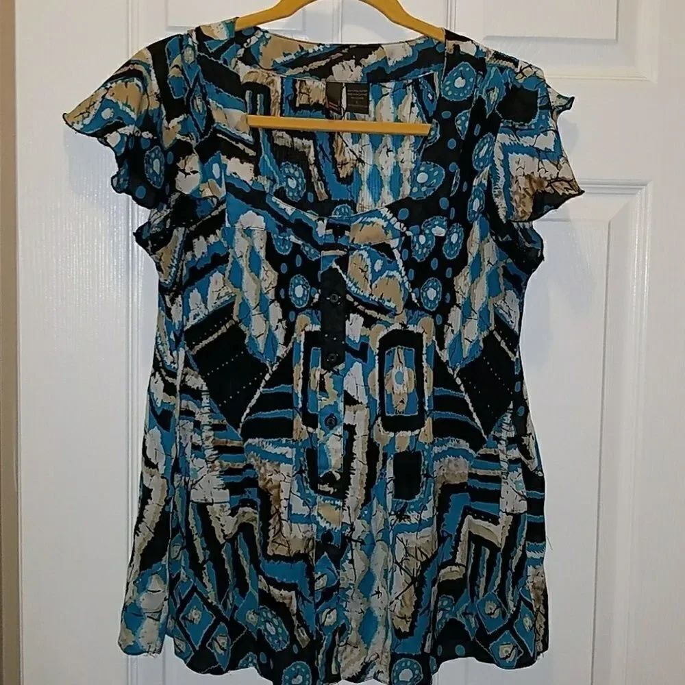 SERE NADE  New York ribbed blouse Sz. L